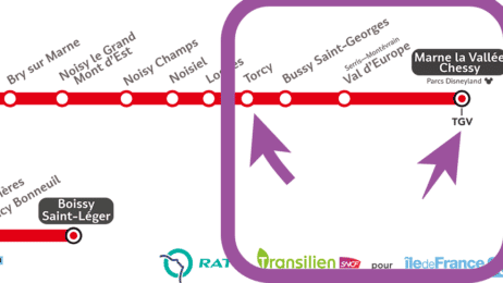 RER A de Torcy a Disneyland París